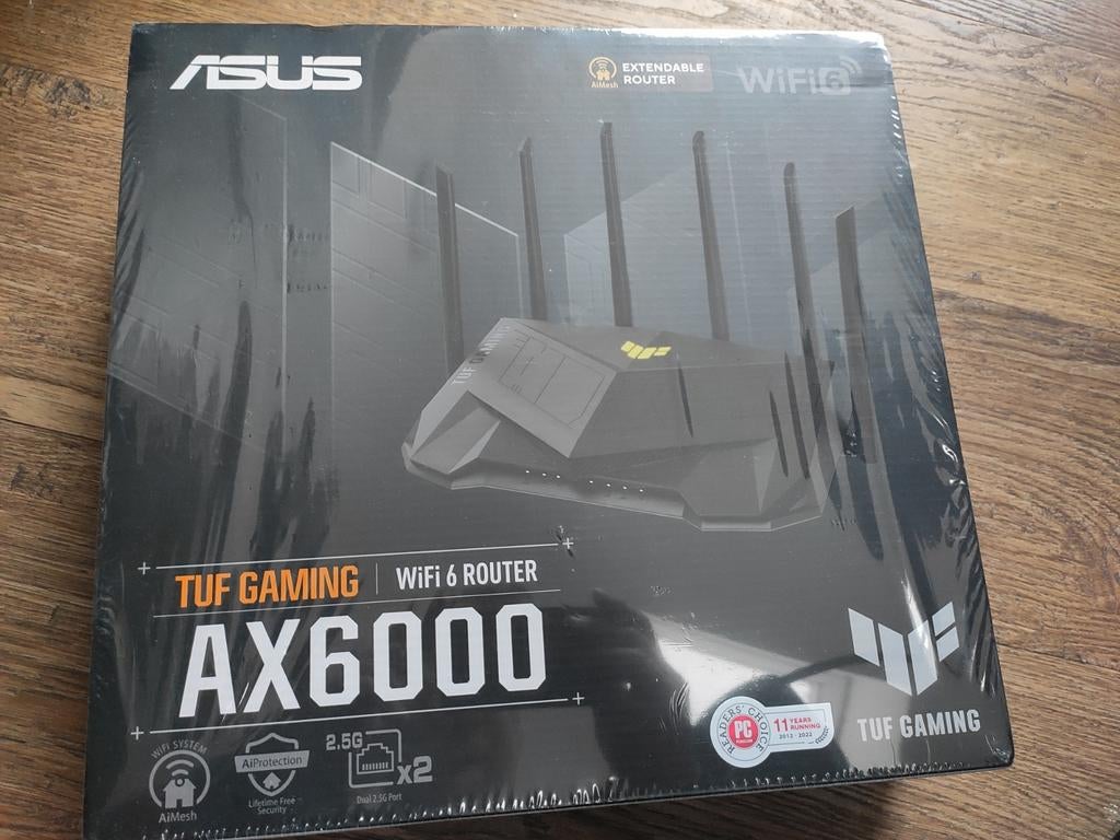 ASUS TUF Gaming AX6000 WiFi 6 router - sealed, Enlèvement, Neuf, Routeur, ASUS