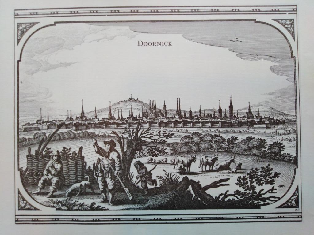 1660 / 1979 / Tournai / Doornick / Nicolaas Visscher, Antiquités & Art, Art | Eaux-fortes & Gravures, Enlèvement ou Envoi