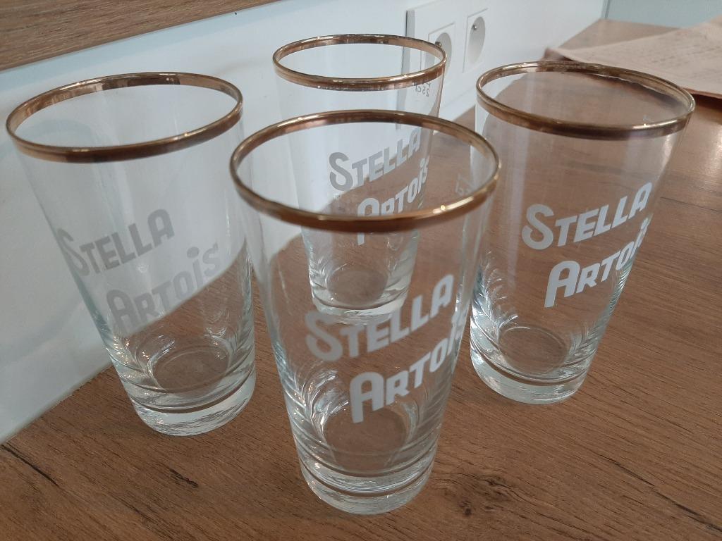Verres à bière anciens Stella Artois, Enlèvement ou Envoi, Stella Artois