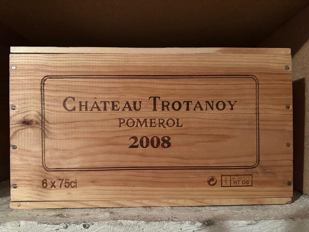 Château Trotanoy 2008 Pomerol OWC 6, Verzamelen, Ophalen, Frankrijk, Nieuw, Rode wijn