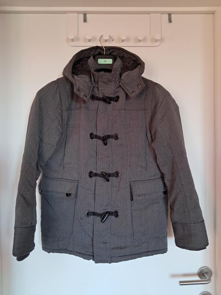 Veste parka classique grise taille 12ans, Utilisé, Okaidi, Garçon, Manteau
