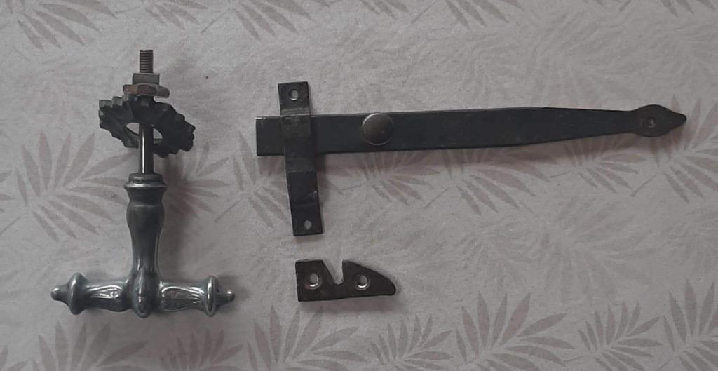 Ancien Loquet de porte, Bricolage & Construction, Enlèvement ou Envoi, Utilisé, Loquet ou Poignée