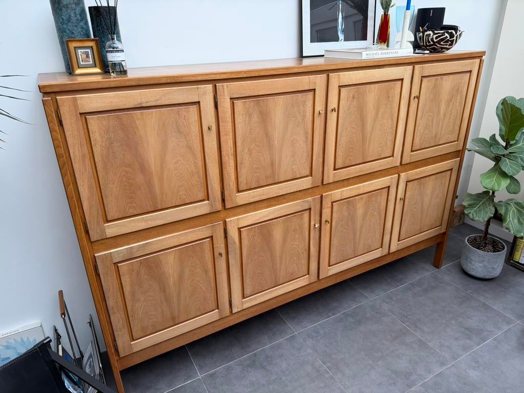 Massief eiken buffetkast Van Den Berghe - Pauvers, 25 à 50 cm, 200 cm ou plus, Avec tablette(s), Chêne