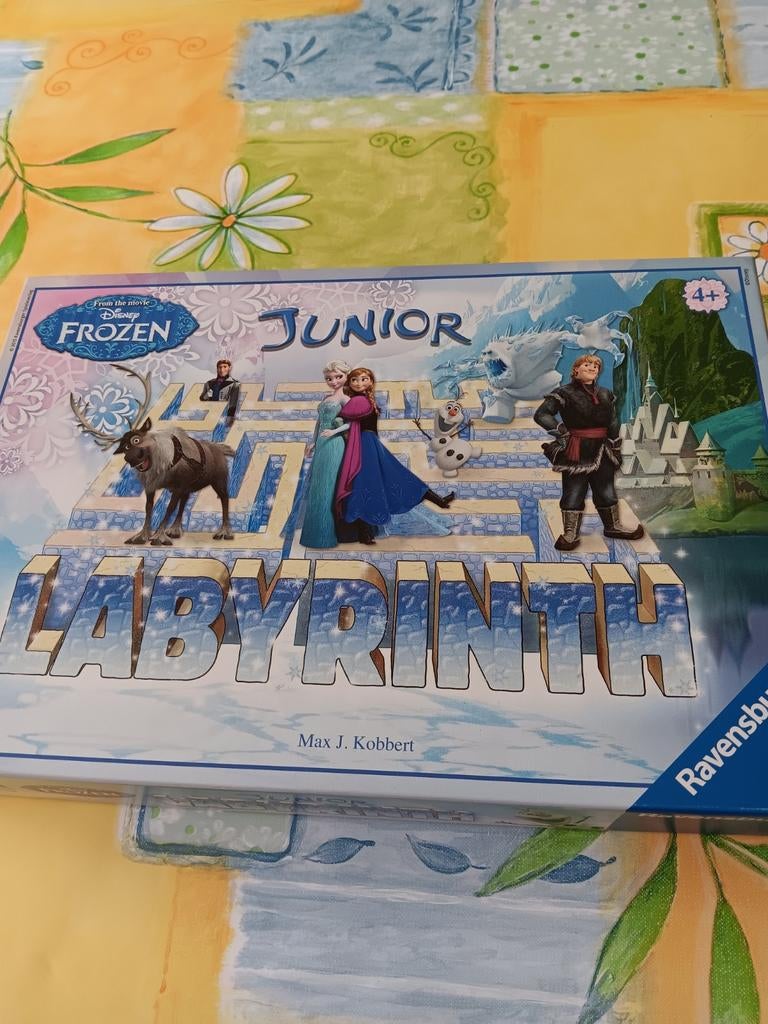 Spel Labyrinth Snow Queen thema, Hobby en Vrije tijd, Ophalen, Zo goed als nieuw