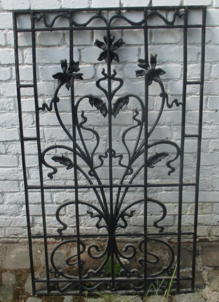 grill art nouveau en fonte à fleurs Guimard, Antiquités & Art, Enlèvement