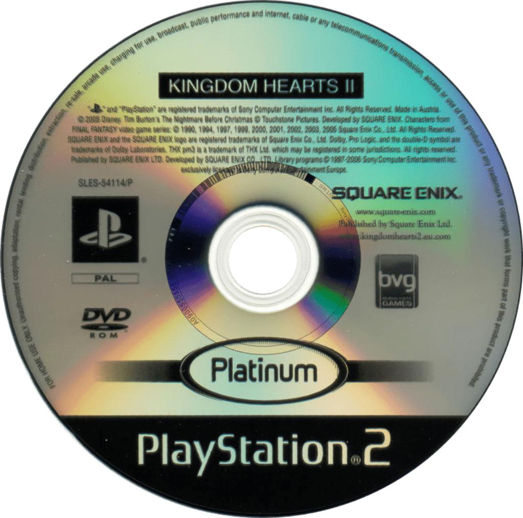 Kingdom Hearts II (2) Platinum (Enkel het spel), Games en Spelcomputers, Gebruikt, 1 speler, Ophalen of Verzenden, Role Playing Game (Rpg)