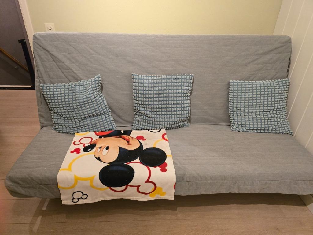 Plooibed of logeerbed, Ophalen, 140 cm, Zo goed als nieuw, Twijfelaar