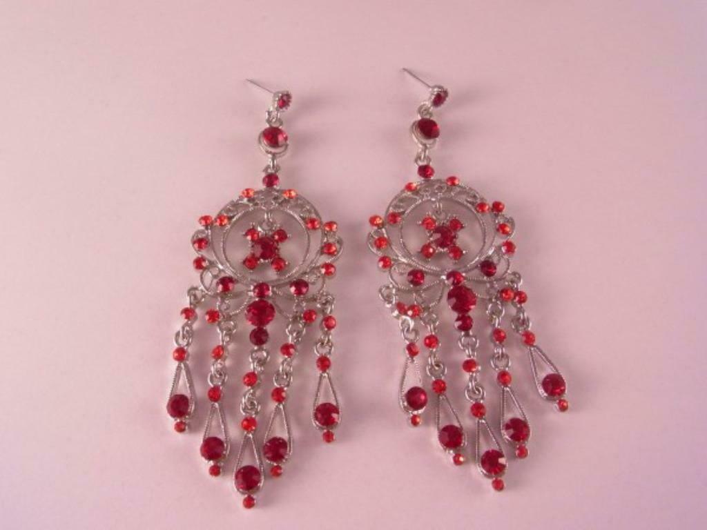 Boucles d oreilles Oriental Neuf ST017, Neuf, Autres matériaux, Argent, Pendantes
