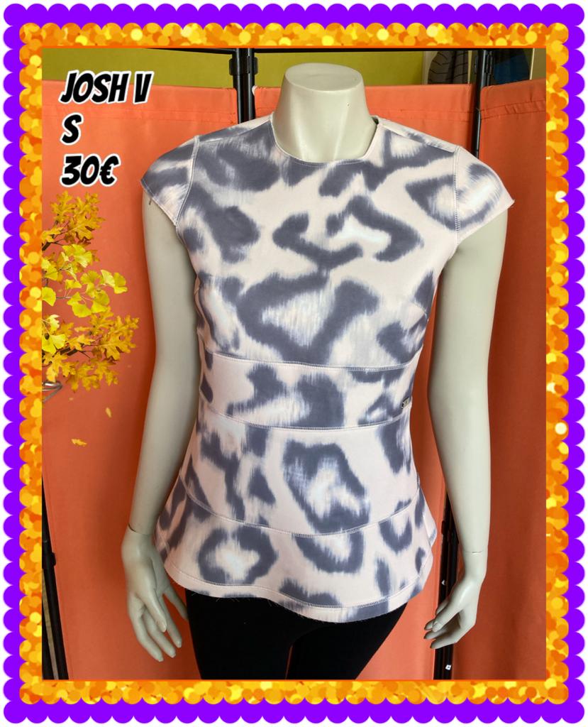 Peplum top dames S. Josh V, Ophalen of Verzenden, Zo goed als nieuw, Korte mouw, Roze