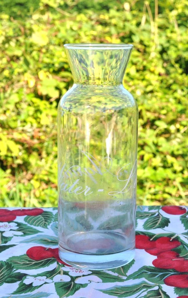 carafe de table inscription eau aqua water, Enlèvement ou Envoi