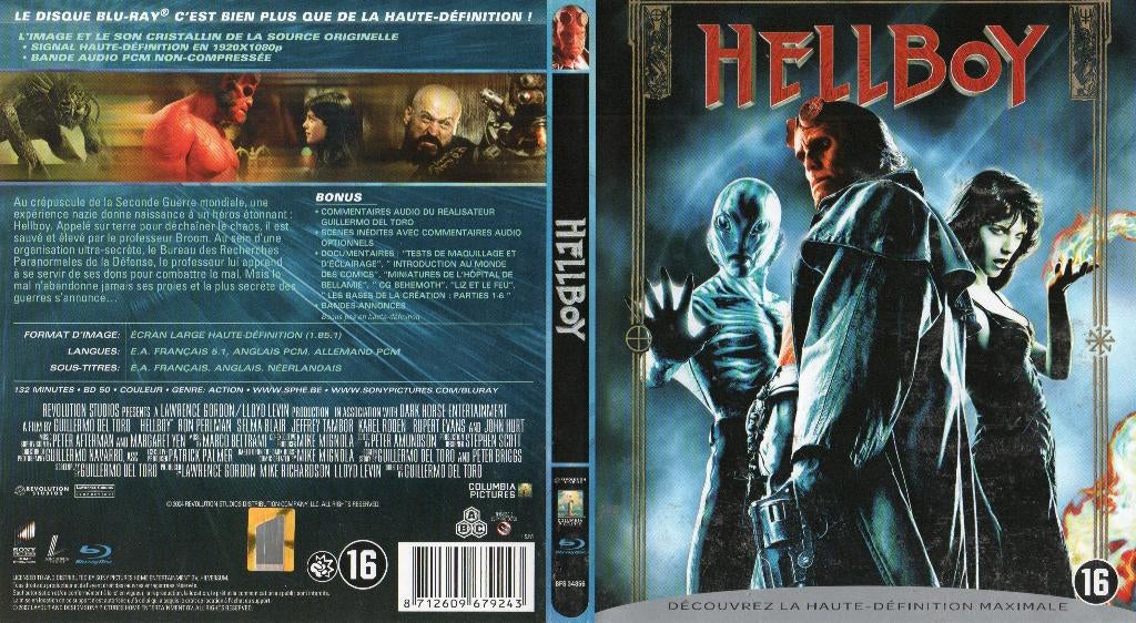 hellboy (blu-ray) neuf, Enlèvement ou Envoi, Comme neuf, Science-Fiction et Fantasy