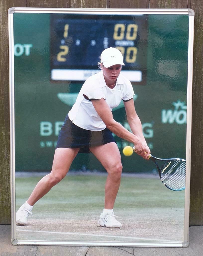 Posters van Kim Clijsters / Justin Henin, Verzamelen, Ophalen, Zo goed als nieuw, Poster, Plaatje of Sticker