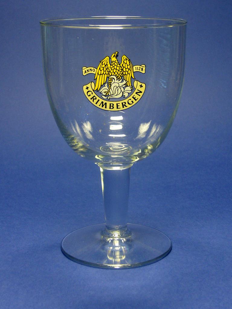 Verre à bière Grimbergen, Collections, Enlèvement ou Envoi, Utilisé, Verre ou Verres