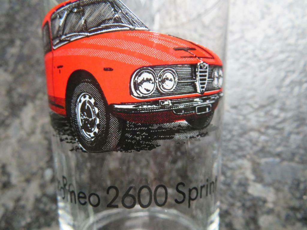 glas Alfa romeo 2600 sprint, Enlèvement ou Envoi, Comme neuf, Verre à eau