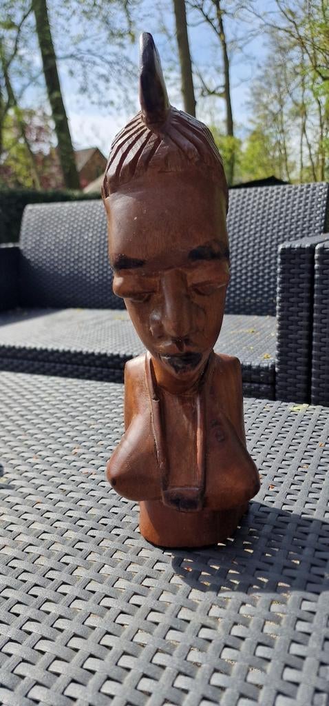 Houtsnijwerk - Congo buste 1957-1958, Antiek en Kunst, Kunst | Beelden en Houtsnijwerken, Ophalen
