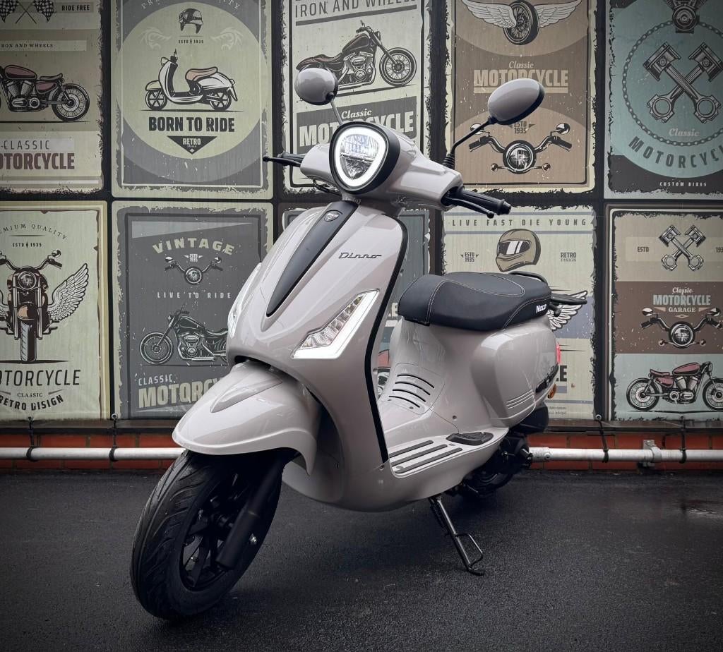 NECO Dinno 50cc klasse A-scooter - nieuw - 25 km/u, Fietsen en Brommers, Neco, Nieuw, Klasse A (25 km/u), Ophalen of Verzenden