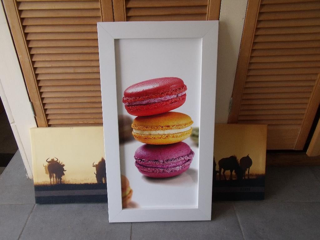 cadres Buffles ou macarons 10€ pièce, Enlèvement, Comme neuf