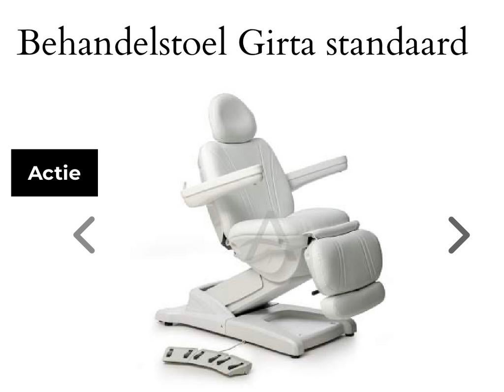 Girta behandelstoel, Ophalen, Zo goed als nieuw