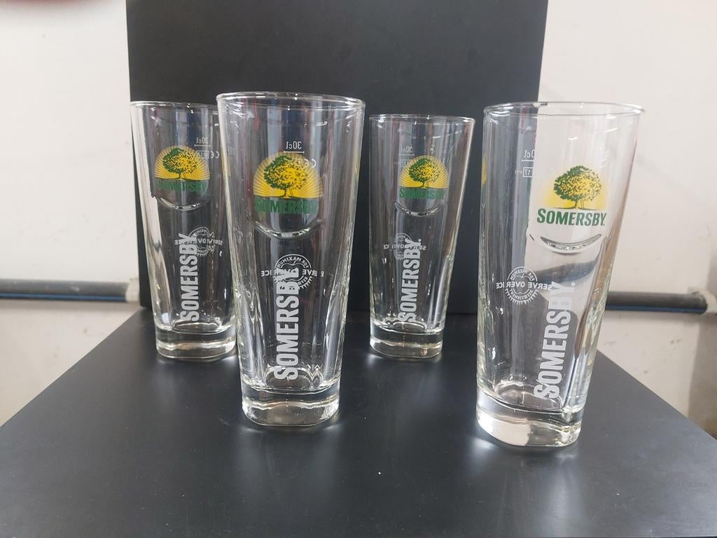 Somersby glazen, Ophalen of Verzenden, Nieuw, Bierglas