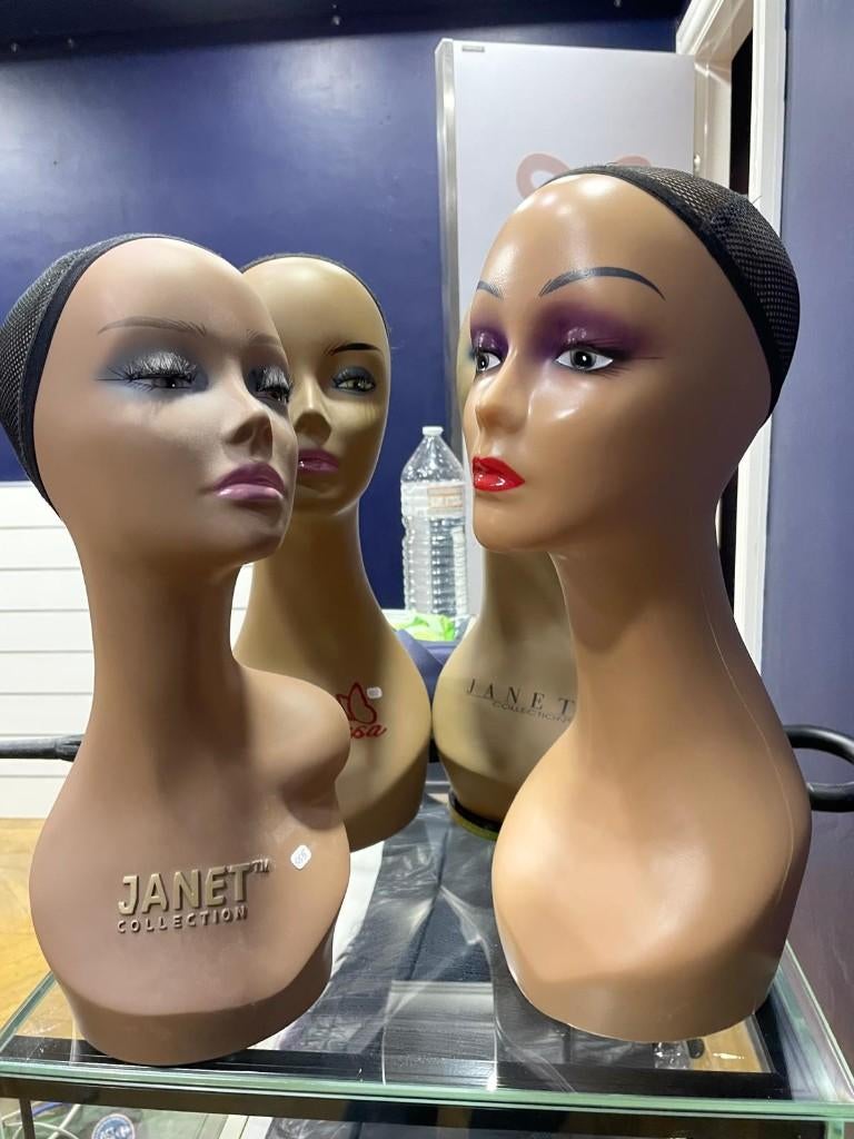 Mannequin tete - Mannequin head, Hobby & Loisirs créatifs, Enlèvement, Comme neuf, Mannequin