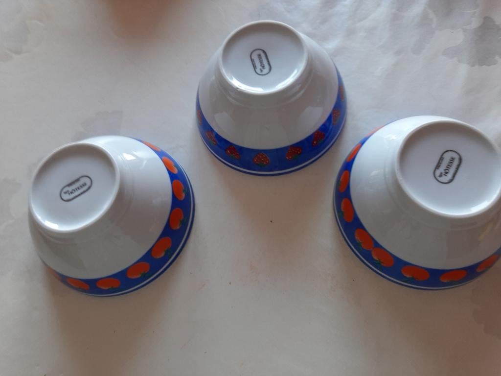 3 bols à soupe/céréales, Enlèvement ou Envoi, Comme neuf