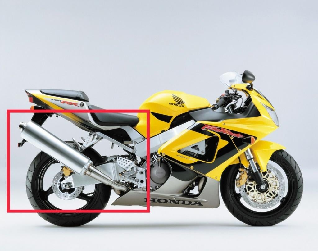 Honda CBR 929rr geluiddemper, Motoren, Ophalen, Nieuw