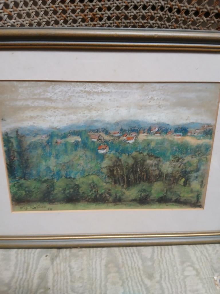 2 pastel schilderijtjes, Enlèvement