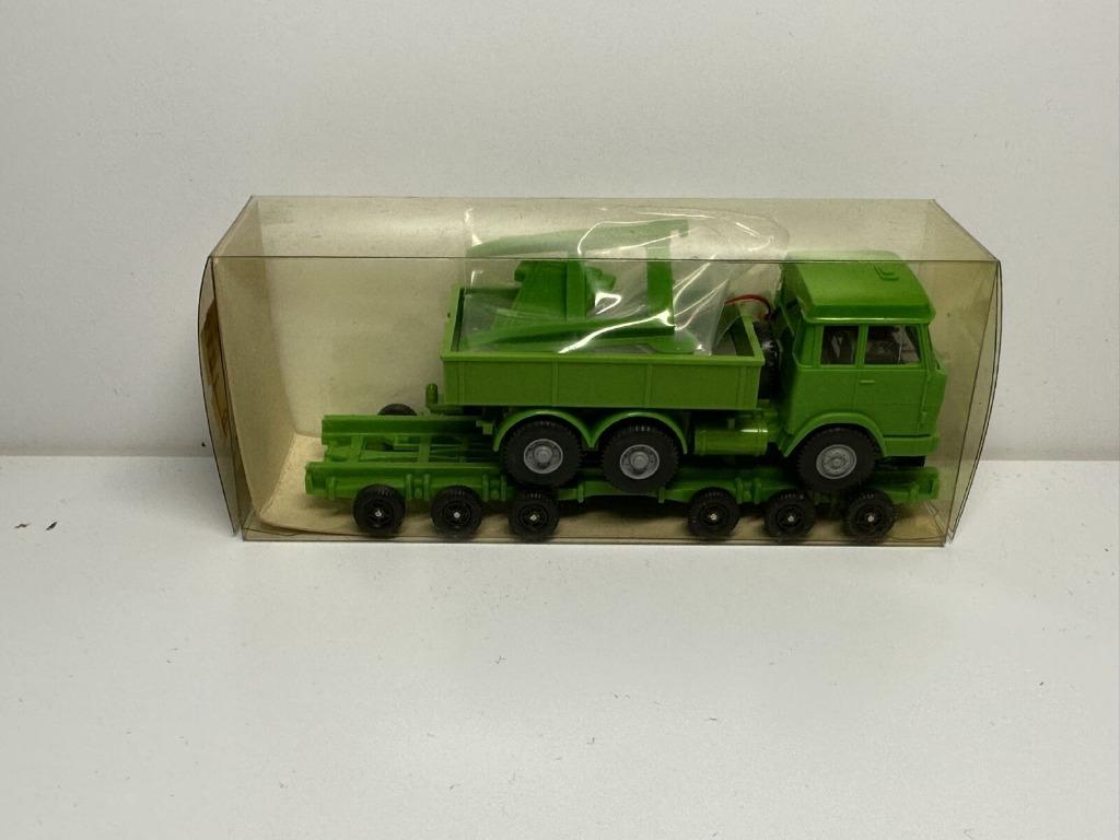 HANOMAG HENSCHEL +Remorque Porte Wagon 1/87 HO WIKING Neuf+B, Enlèvement ou Envoi, Neuf, Bus ou Camion, Wiking