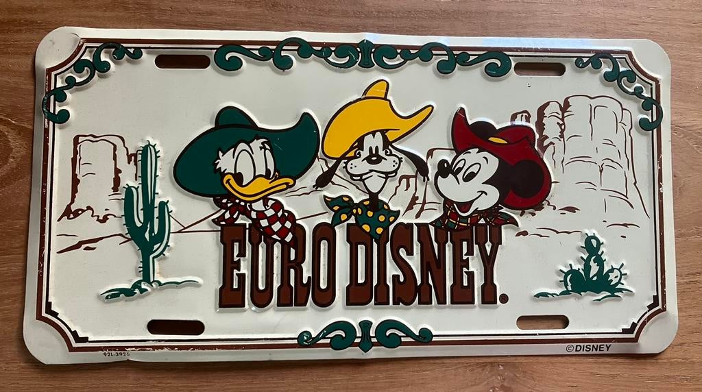 Assiette métallique Disney, Collections, Enlèvement ou Envoi, Donald Duck, Utilisé
