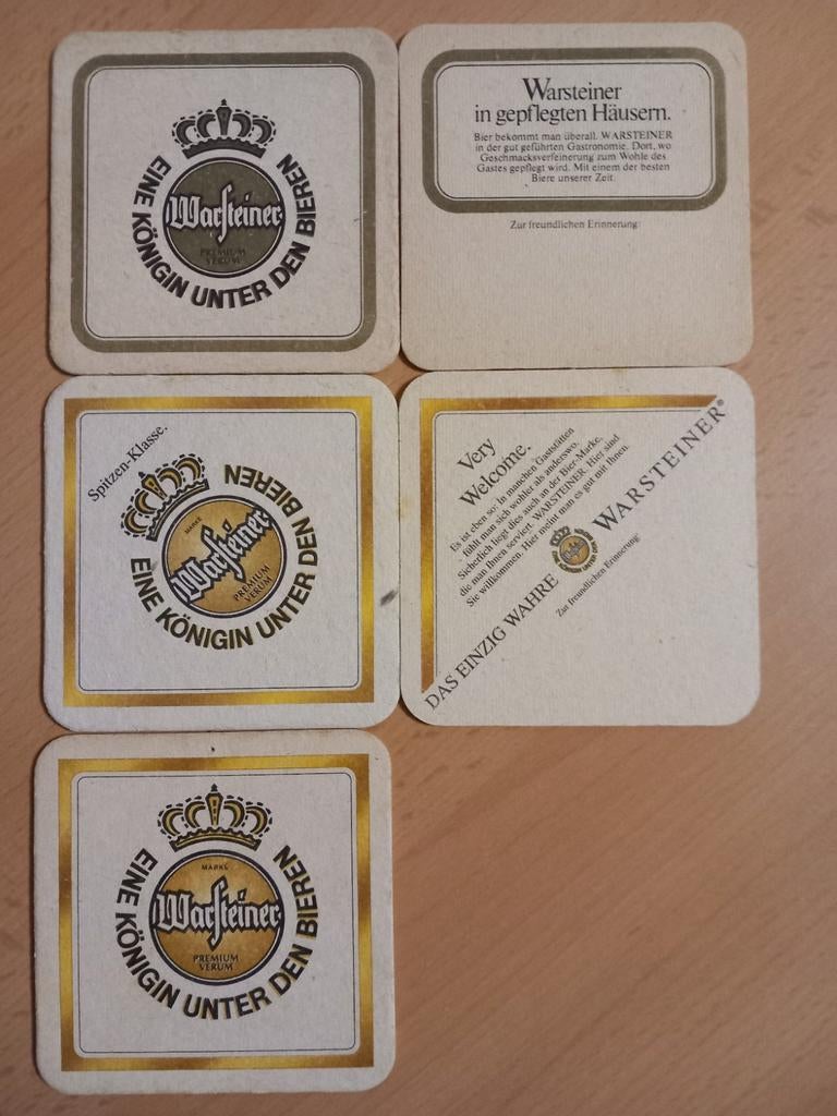 Bierviltjes Warsteiner (305), Verzamelen, Ophalen of Verzenden, Zo goed als nieuw