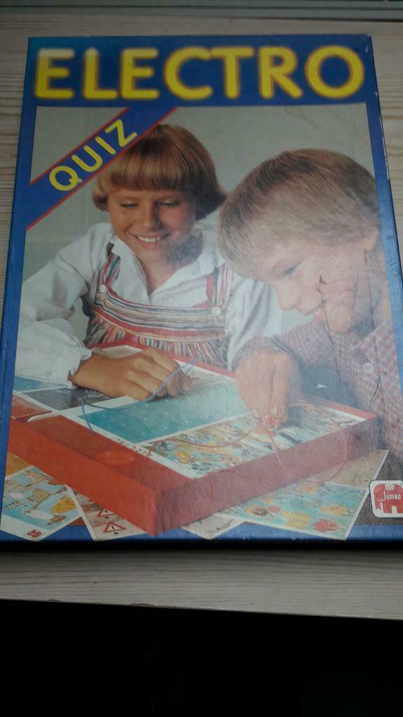 Educatief gezelschapsspel 1980 vintage ELECTRO Jumbo, Hobby en Vrije tijd, Een of twee spelers, Ophalen of Verzenden, Zo goed als nieuw