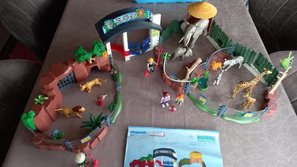 Playmobil 4850 Grote dierentuin, Ophalen, Zo goed als nieuw, Complete set