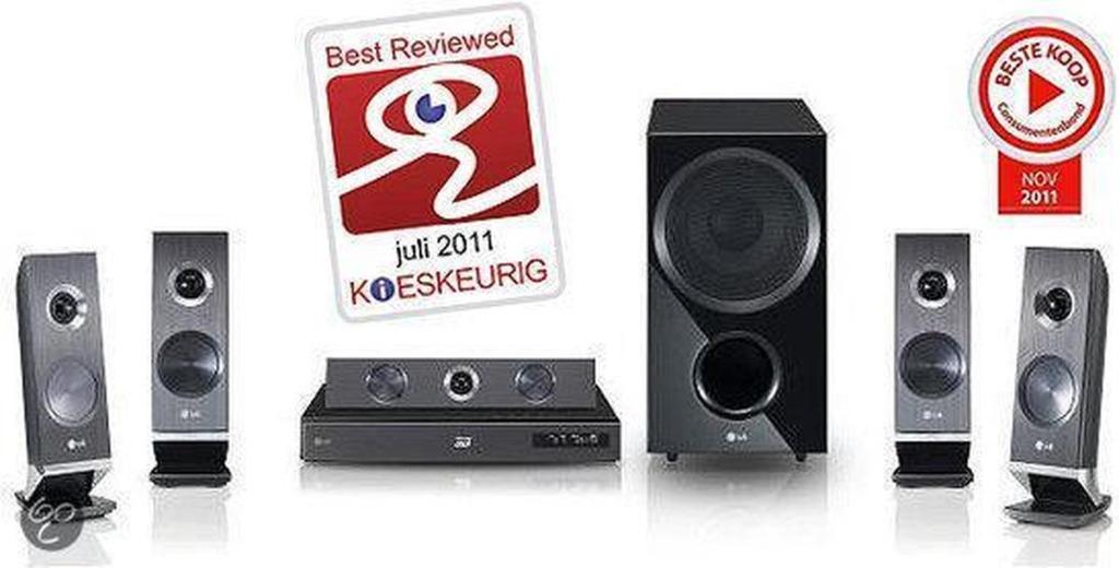 LG HX751 Blu-ray 3D 5.1 kanaals 1100 Watt Home cinema-set, TV, Hi-fi & Vidéo, Autres marques, Lecteur Blu-ray, Comme neuf, Enlèvement
