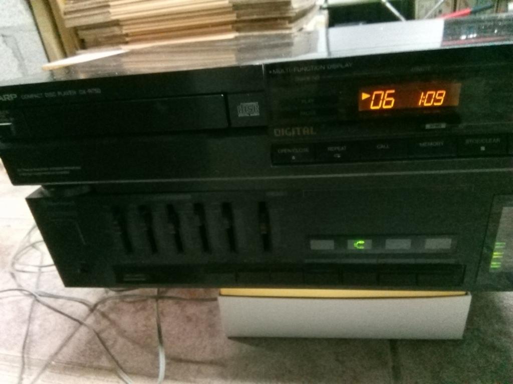 Versterker en cd speler, boxen, TV, Hi-fi & Vidéo, Lecteur CD, Autres marques, Enlèvement, Utilisé