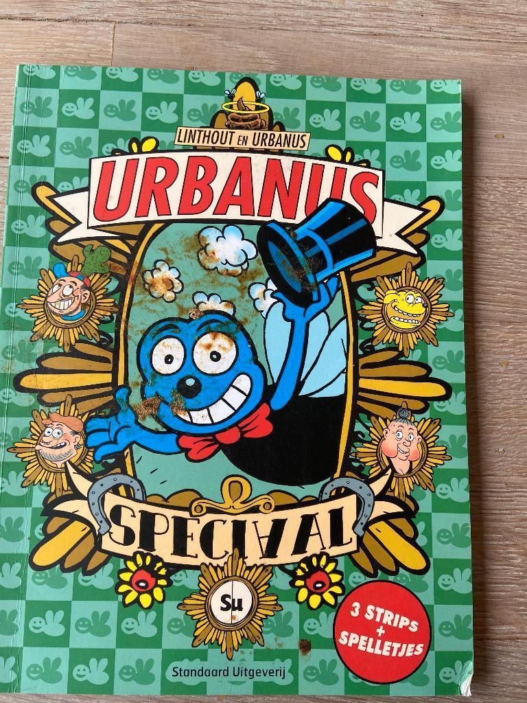 Urbanus strip, boek 3  strips + spelletjes, Plusieurs BD, Enlèvement ou Envoi, Urbanus; Willy Linthout