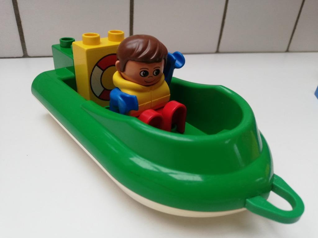 duplo 2684 bootje, Kinderen en Baby's, Speelgoed | Duplo en Lego, Ophalen of Verzenden, Gebruikt, Complete set, Duplo