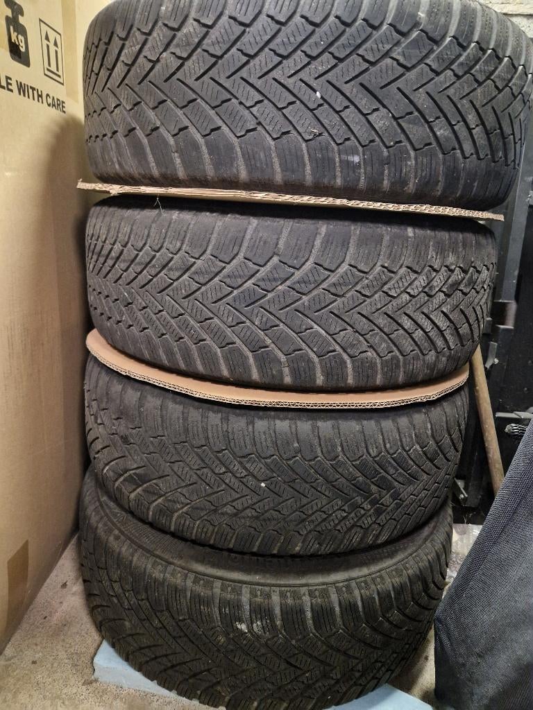 Winterbanden 16 inch, Ophalen, Gebruikt, 16 inch, Banden en Velgen