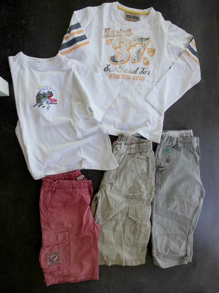 LOT de Shorts + Polo + Sweet Taille 128, Enlèvement ou Envoi, Utilisé, Garçon