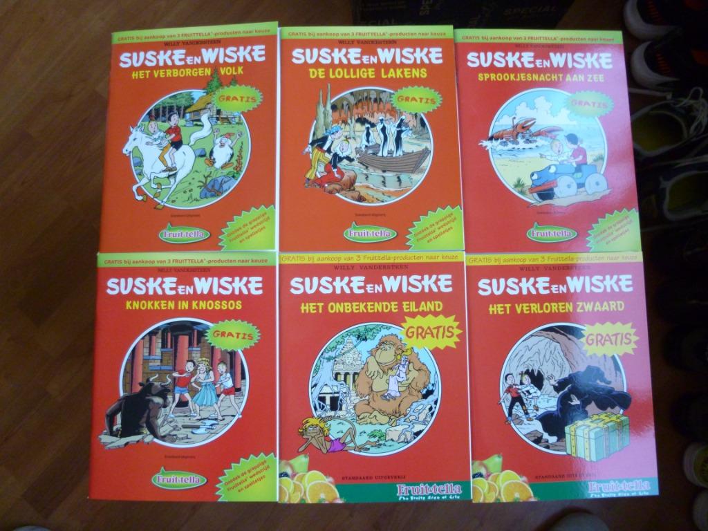 S&W COMPLETE SET RECLAME UITGAVEN FRUITELLA UIT 2002/2003, Boeken, Verzenden, Zo goed als nieuw, Willy Vandersteen, Complete serie of reeks