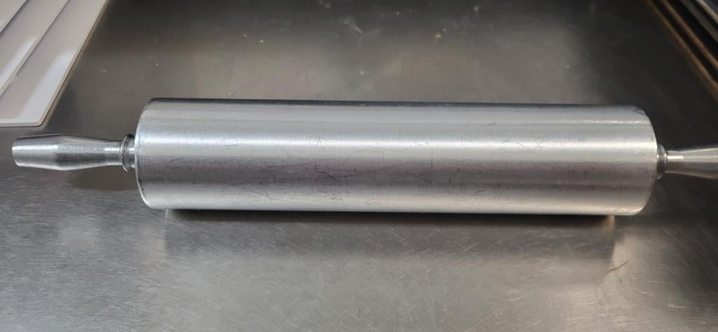 Deegroller van roestvrij staal, Huis en Inrichting, Verzenden, Gebruikt, Inox of Chroom