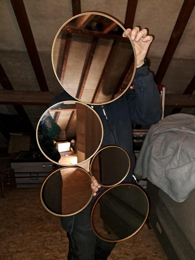 Miroir doré, Maison & Meubles, Enlèvement