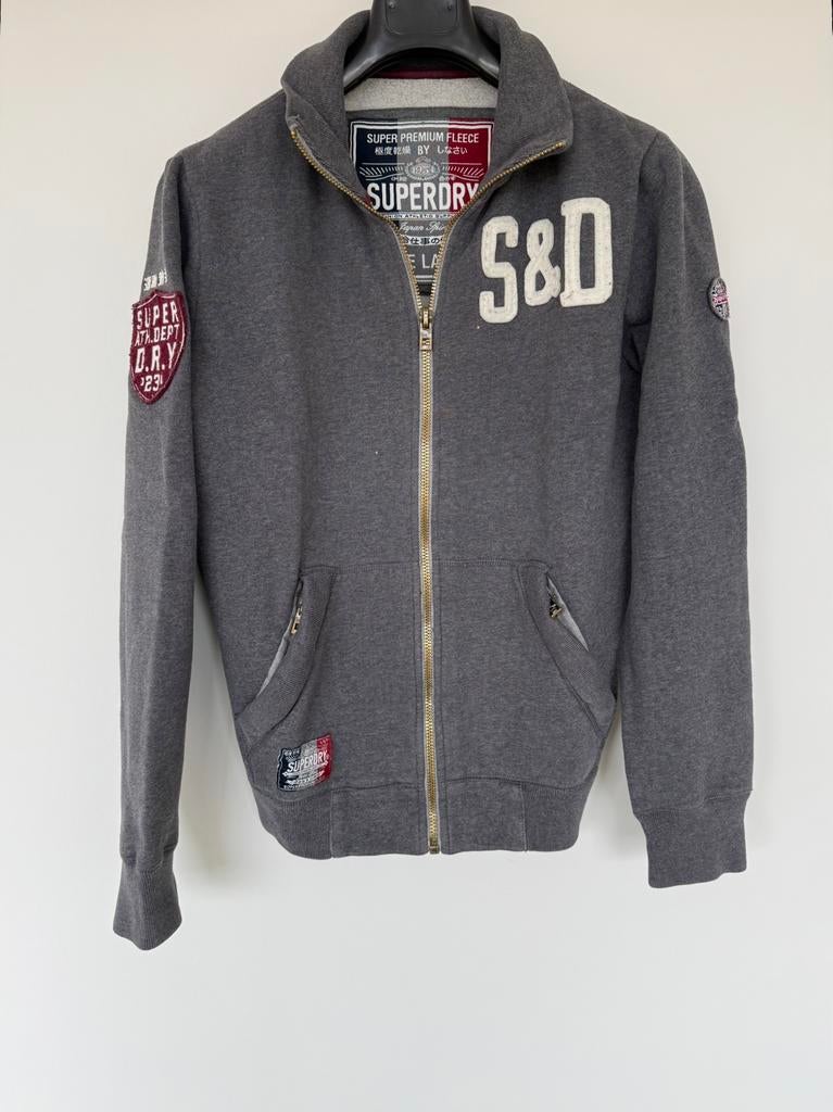 Pull SuperDry, Gris, Enlèvement ou Envoi, Comme neuf, Taille 48/50 (M)
