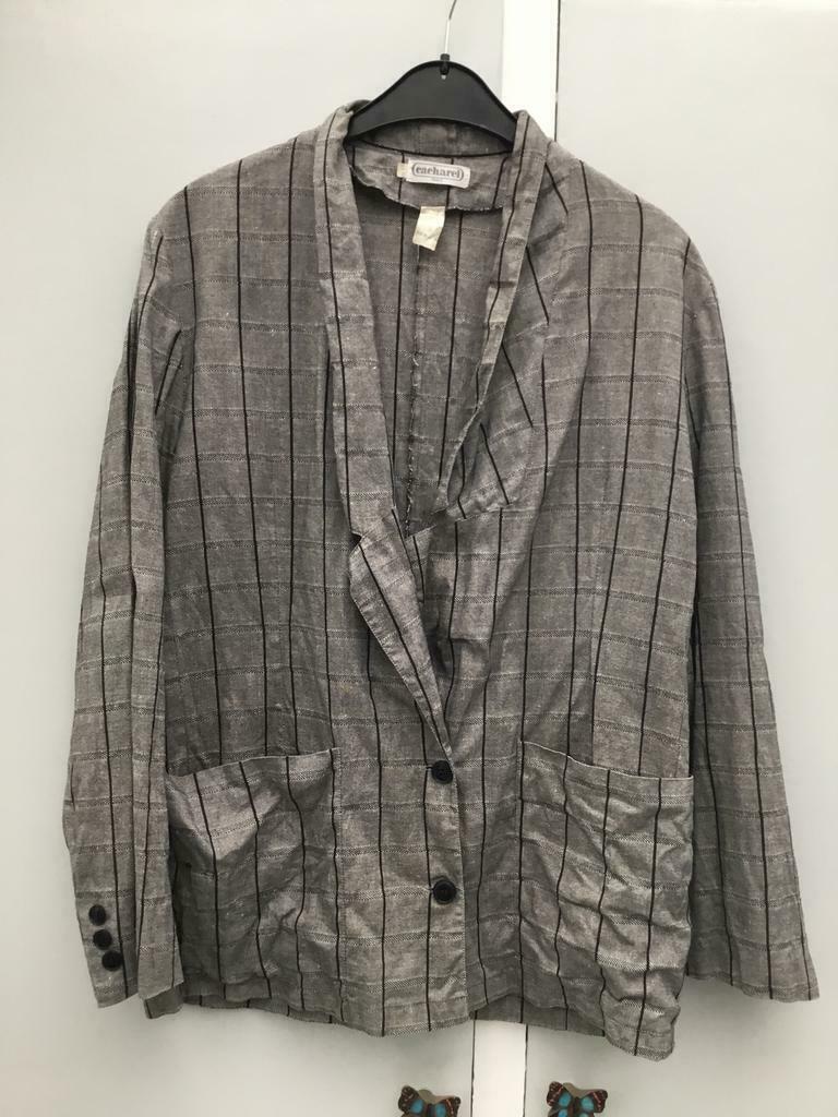Vintage Cacharel vest in linnen en katoen, Kleding | Dames, Maat 42/44 (L), Ophalen of Verzenden, Vintage, Jasje