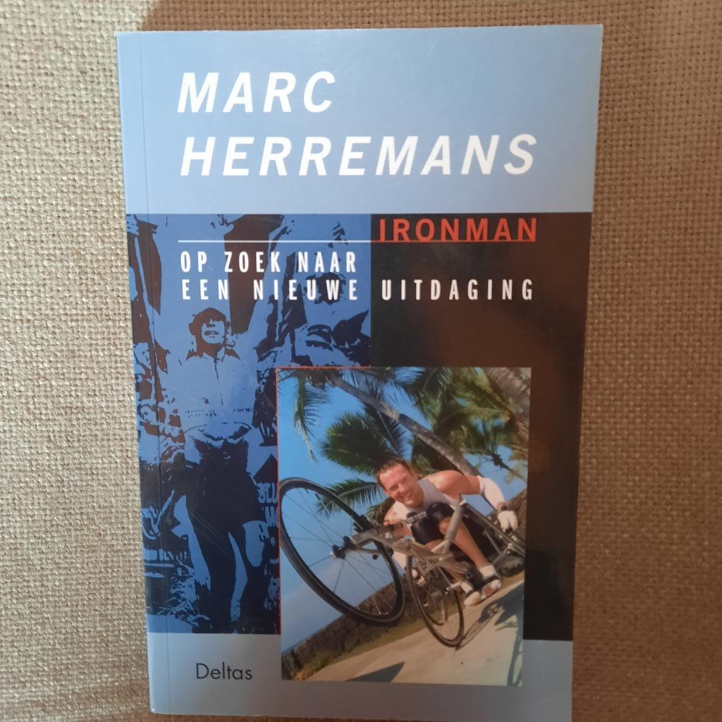 MARC HERREMANS - IRONMAN - OP ZOEK NAAR EEN NIEUWE UITDAGING, Boeken, Ophalen of Verzenden, Sport