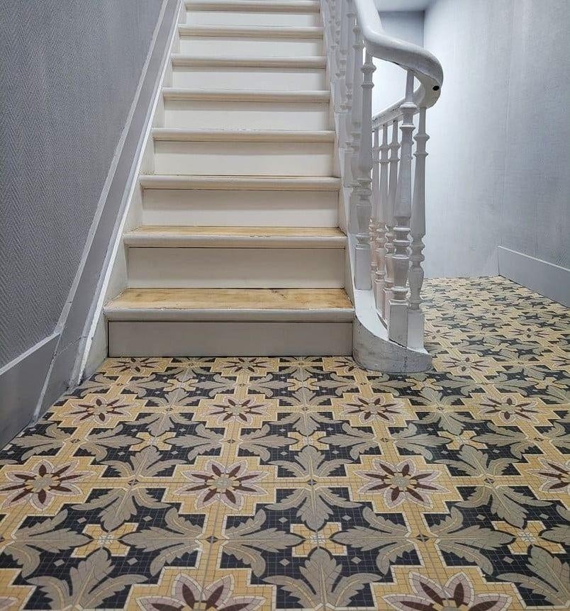 1,5m² patroontegels 15x15, Doe-het-zelf en Bouw, Tegels, Ophalen, Nieuw, Vloertegels