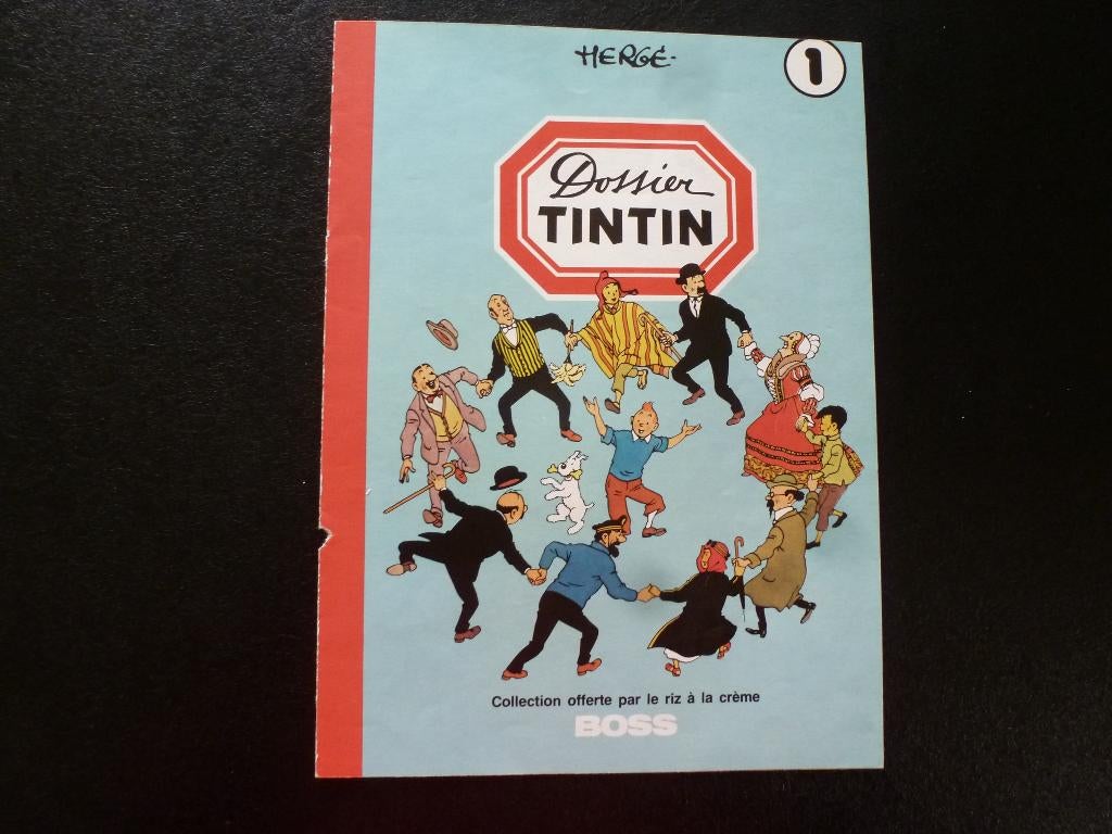 Tintin - riz Boss 1979, Livres, Enlèvement ou Envoi, Une BD, Utilisé, Hergé