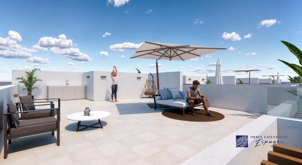 votre seconde résidence en Espagne, villa neuve à vendre, Immo, Village, Maison d'habitation, Torrepacheco murcia, 74 m²