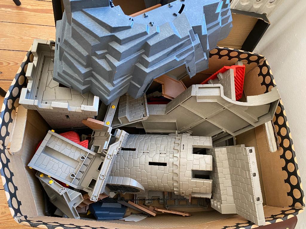 Château Playmobil pour pièces, Enfants & Bébés, Enlèvement, Utilisé, Playmobil en vrac