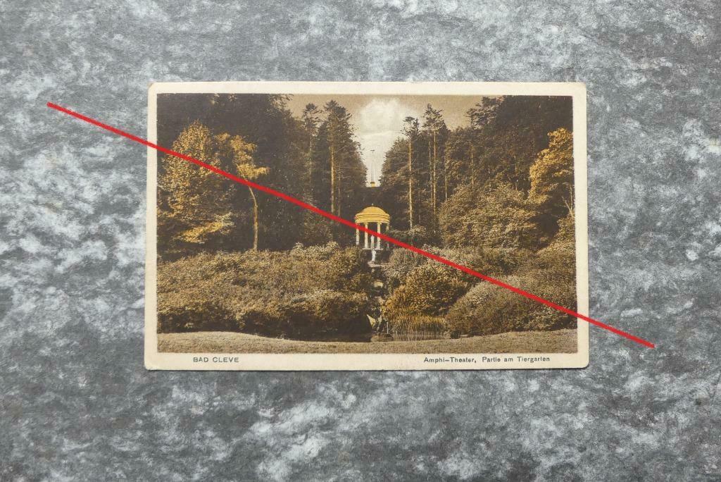 Postkaart Bad Cleve, Amphi theater, Duitsland, WO I, Enlèvement ou Envoi, Avant 1920, Affranchie, Allemagne