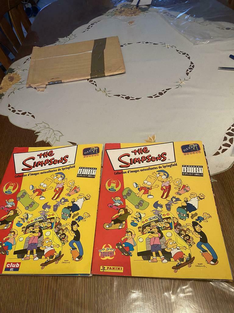 Paire d ancien album simpsons, Collections, Cinéma & Télévision